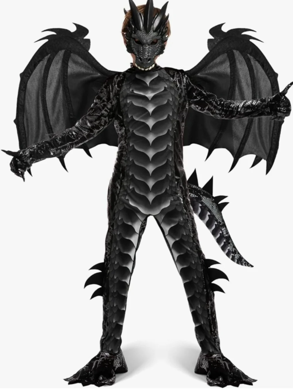 Spooktacular Creations Halloween Kids Dragon Costume Size Small (5-7)